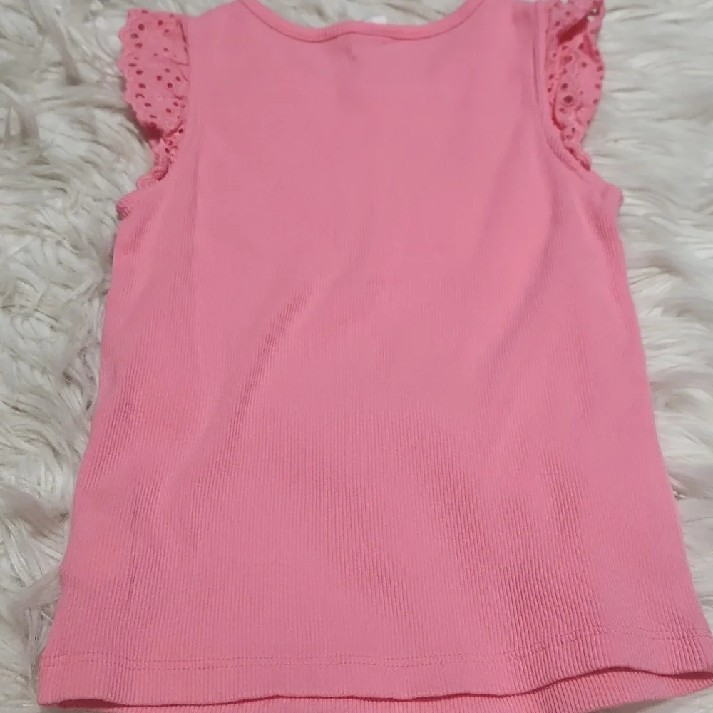 Baby Gap Eyelet Pink Tank Top- 4 Years